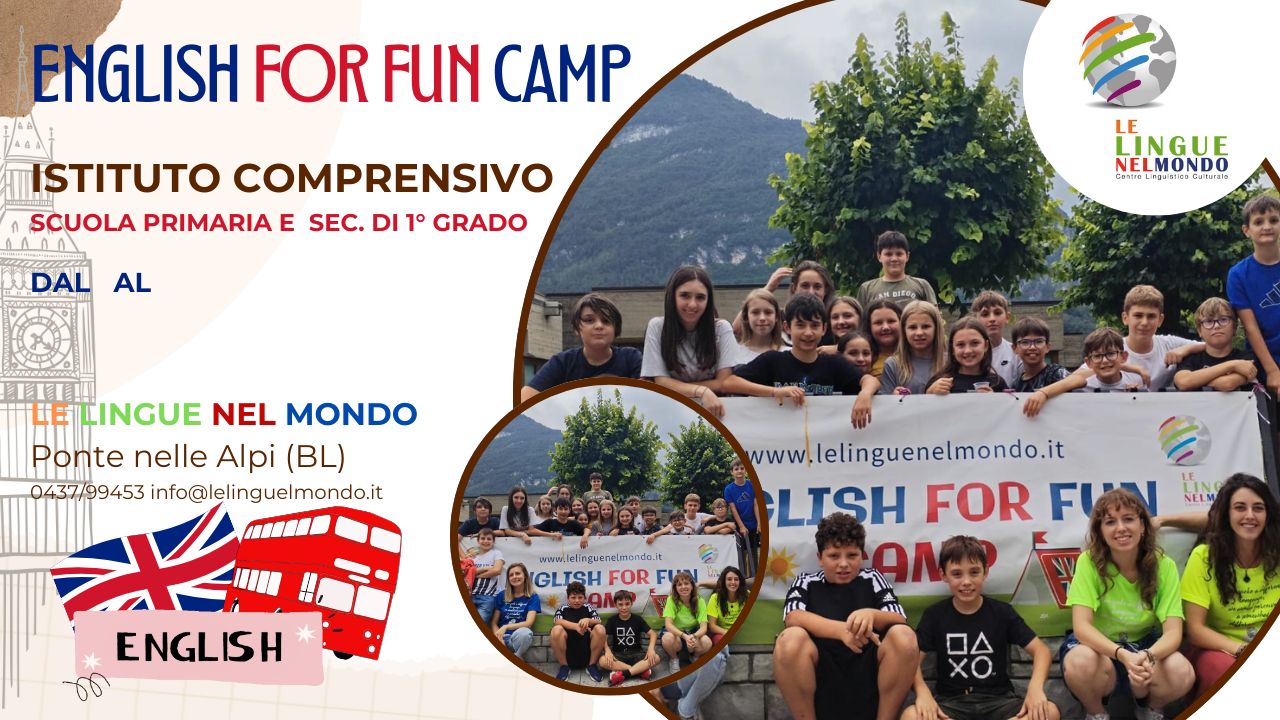 ESTATE 2026 FOR FUN PRESSO LA TUA SCUOLA