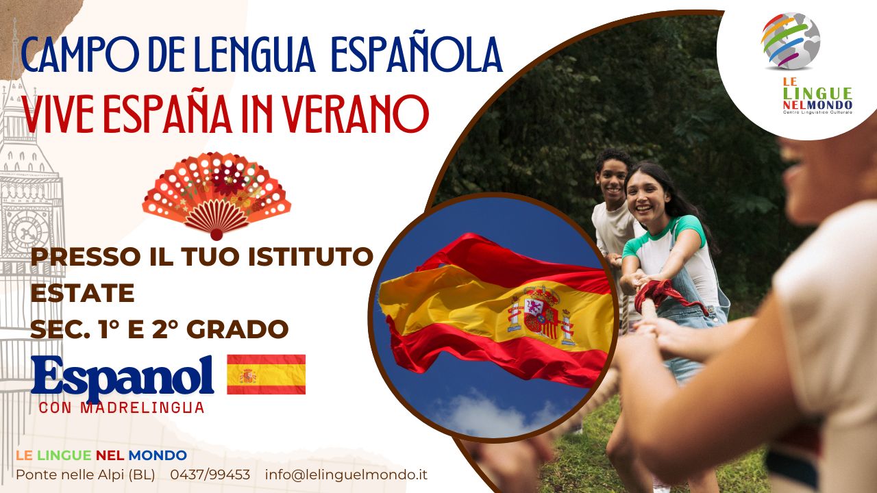 ESTATE 2026 campo espanol PRESSO LA TUA SCUOLA